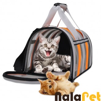 Lightweight Pet Backpack, Breathable Oxford Material, Small Dog & Cat Carrier, Pet Sling Bag
