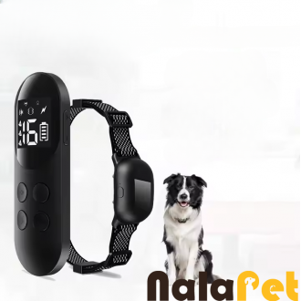 Waterproof Rechargeable Dog Training Collar with Remote and Auto Modes – Shock Collar for Barking Control and Pet Training